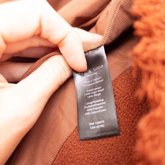 rag & bone Carmen Jacket Mahogany Size 8 - Picture 6 of 9